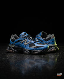 NB 9060 Suede Layered Chunky Runner Blue Blue Black