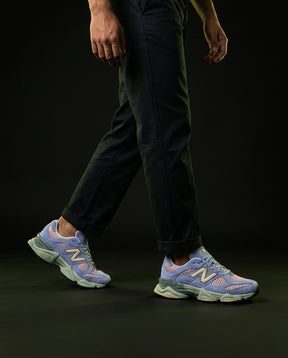 NB 9060 Suede Layered Chunky Runner Mixed 1 Blue Pink Green