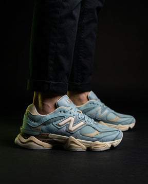 NB 9060 Suede Layered Chunky Runner Blue Blue Tan