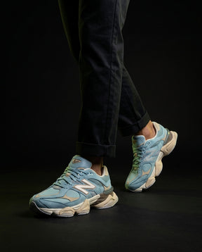 NB 9060 Suede Layered Chunky Runner Blue Blue Tan