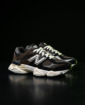 NB 9060 Suede Layered Chunky Runner Mixed 1 Brown Black Cream