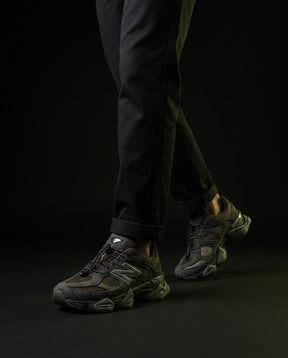 NB 9060 Suede Layered Chunky Runner Grey 1 Brown Grey Black