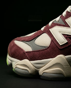 NB 9060 Suede Layered Chunky Runner Mixed 2 Burgundy Cream