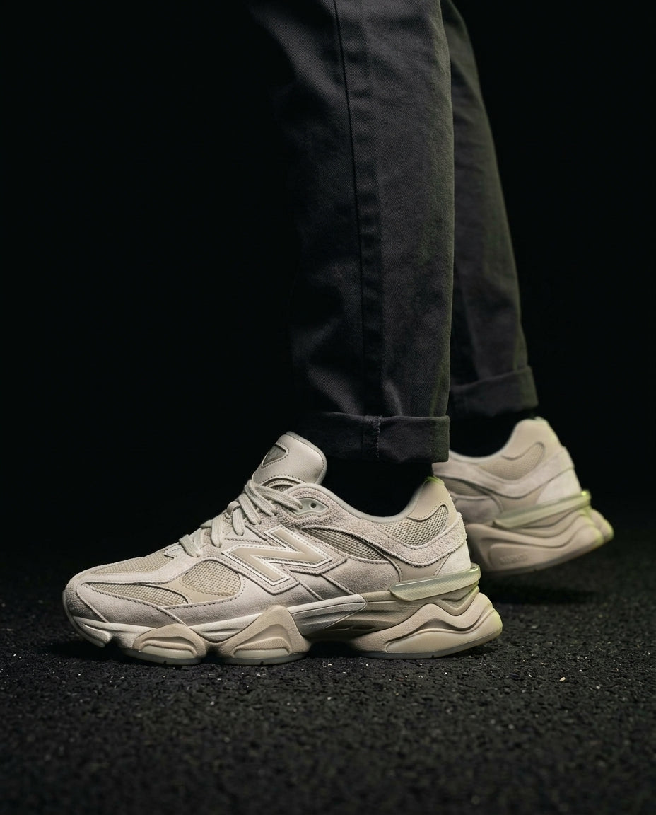 NB 9060 Suede Layered Chunky Runner Cream 1 Cream Beige
