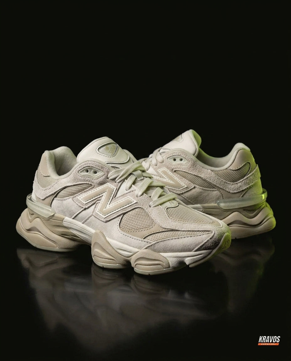NB 9060 Suede Layered Chunky Runner Cream 1 Cream Beige
