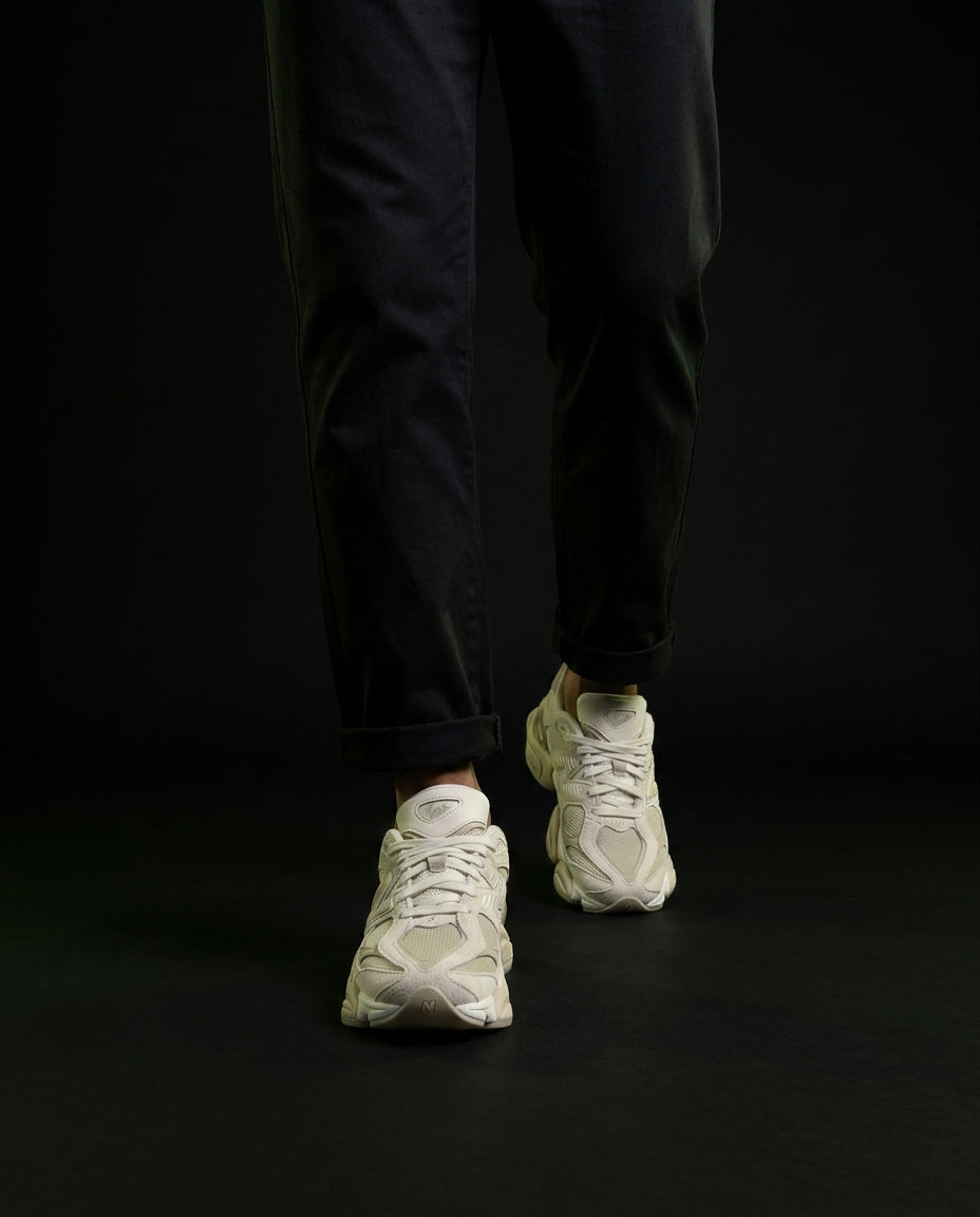 NB 9060 Suede Layered Chunky Runner Cream 1 Cream Beige