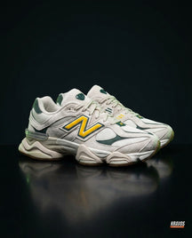 NB 9060 Suede Layered Chunky Runner Cream 2 Cream Green Yellow