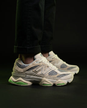 NB 9060 Suede Layered Chunky Runner Cream 1 Cream Grey Green