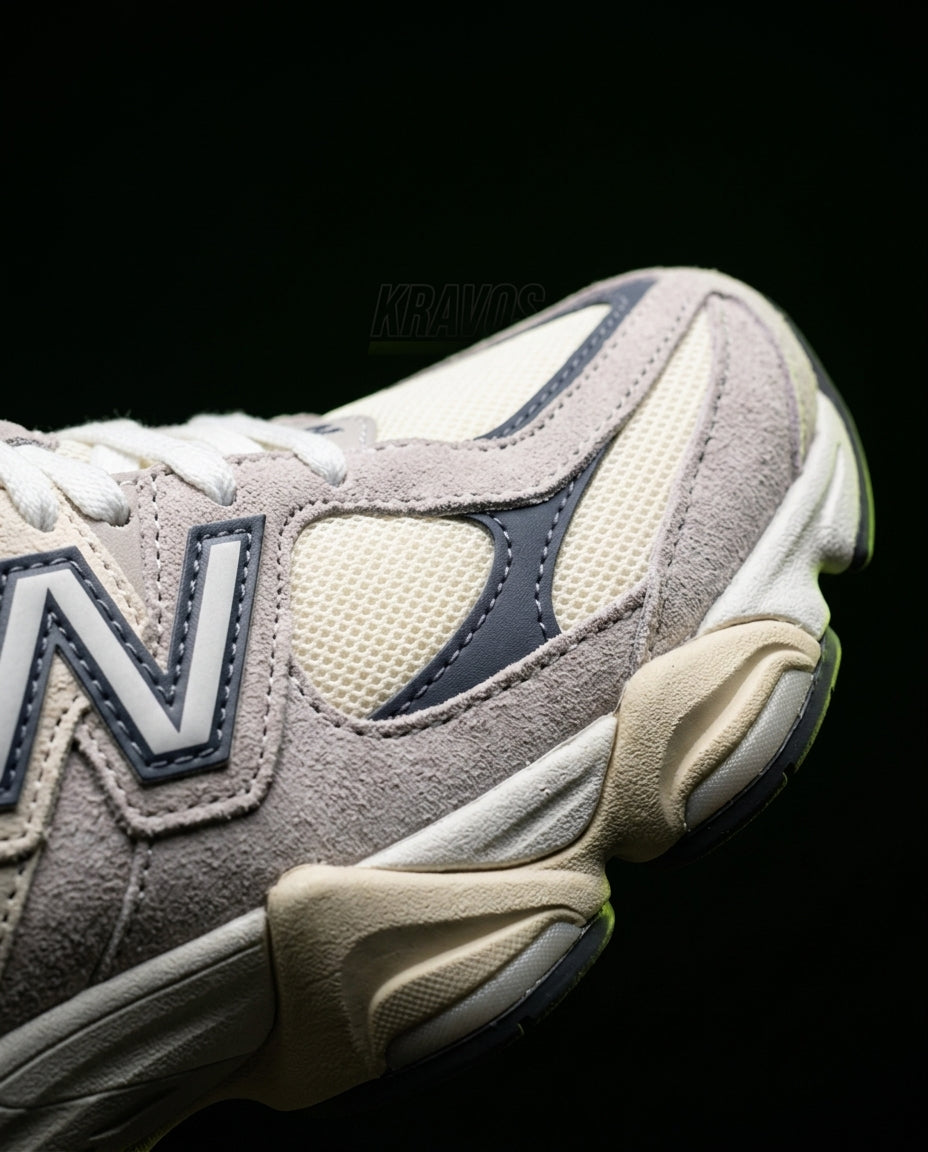 NB 9060 Suede Layered Chunky Runner Cream 1 Cream Grey Navy