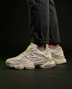NB 9060 Suede Layered Chunky Runner Cream 1 Cream Mauve