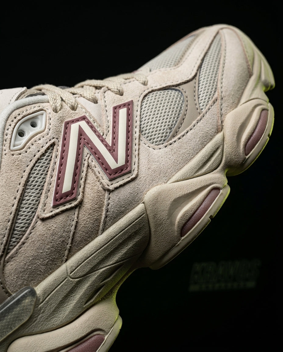 NB 9060 Suede Layered Chunky Runner Cream 1 Cream Mauve