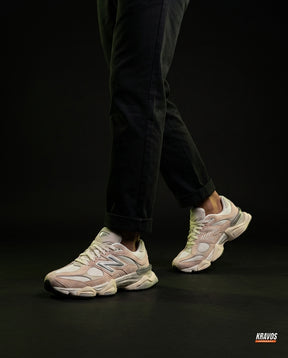 NB 9060 Suede Layered Chunky Runner Cream 2 Cream Pink