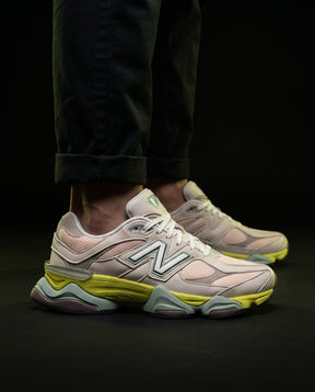 NB 9060 Suede Layered Chunky Runner Cream 1 Cream Pink Yellow