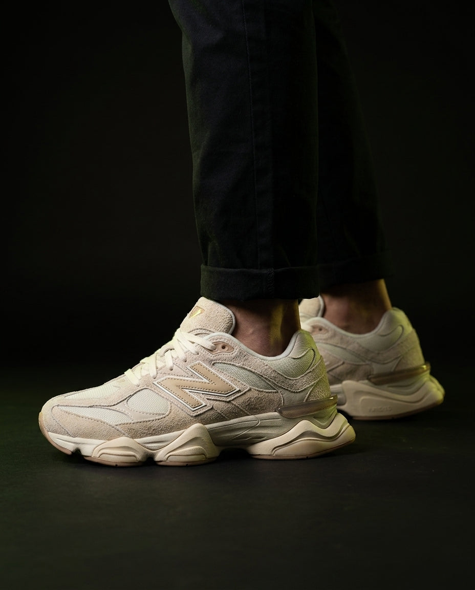 NB 9060 Suede Layered Chunky Runner Cream 1 Cream Tan
