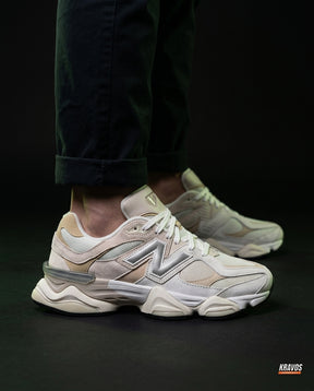 NB 9060 Suede Layered Chunky Runner Cream 2 Cream Tan White