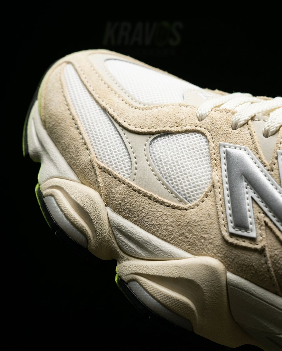 NB 9060 Suede Layered Chunky Runner Cream 1 Cream White