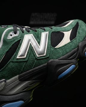NB 9060 Suede Layered Chunky Runner Green Green Black Cream