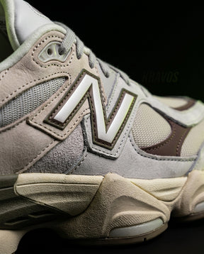 NB 9060 Suede Layered Chunky Runner Grey 1 Grey Beige Brown