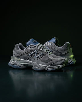 NB 9060 Suede Layered Chunky Runner Grey 1 Grey Navy