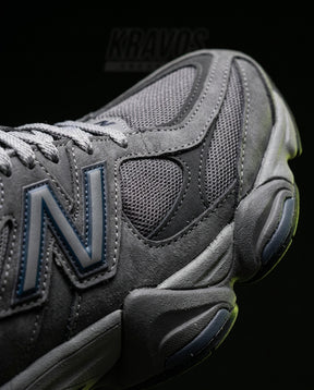 NB 9060 Suede Layered Chunky Runner Grey 1 Grey Navy