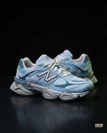 NB 9060 Suede Layered Chunky Runner Blue Light Blue Grey