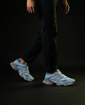 NB 9060 Suede Layered Chunky Runner Blue Light Blue Grey