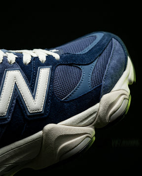 NB 9060 Suede Layered Chunky Runner Blue Navy Blue White