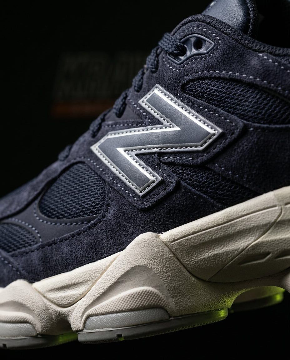 NB 9060 Suede Layered Chunky Runner Blue Navy White