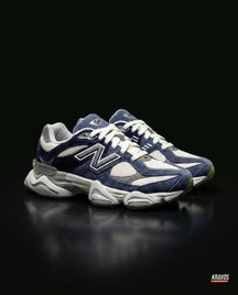 NB 9060 Suede Layered Chunky Runner Blue Navy White Grey