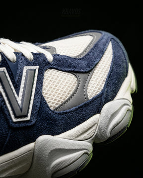 NB 9060 Suede Layered Chunky Runner Blue Navy White Grey