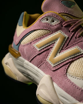 NB 9060 Suede Layered Chunky Runner Mixed 2 Pink Cream Gold