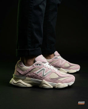 NB 9060 Suede Layered Chunky Runner Mixed 2 Pink Cream Grey