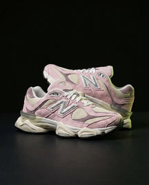 NB 9060 Suede Layered Chunky Runner Mixed 2 Pink Cream Grey