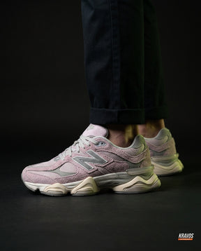 NB 9060 Suede Layered Chunky Runner Grey 1 Pink Grey Cream