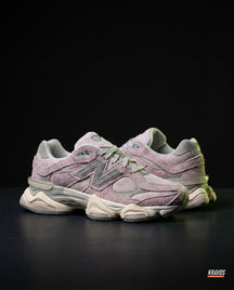 NB 9060 Suede Layered Chunky Runner Grey 1 Pink Grey Cream