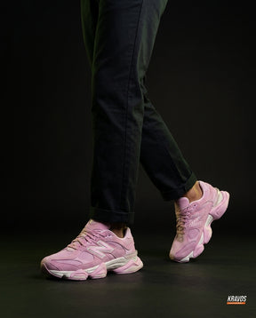 NB 9060 Suede Layered Chunky Runner Mixed 2 Pink White