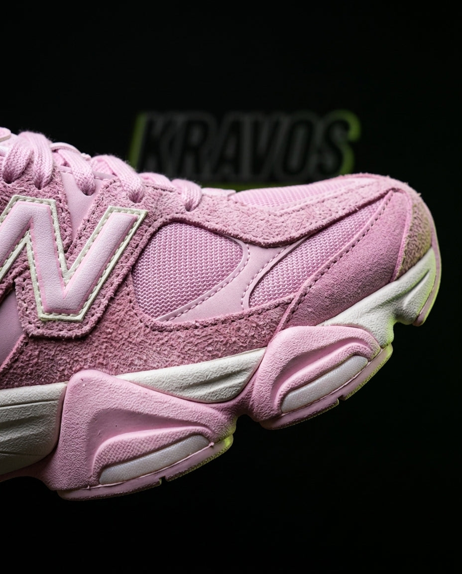 NB 9060 Suede Layered Chunky Runner Mixed 2 Pink White