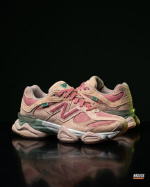 NB 9060 Suede Layered Chunky Runner Mixed 1 Tan Pink Sage