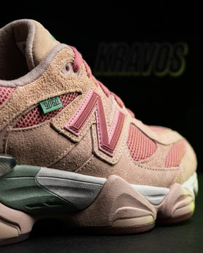NB 9060 Suede Layered Chunky Runner Mixed 1 Tan Pink Sage