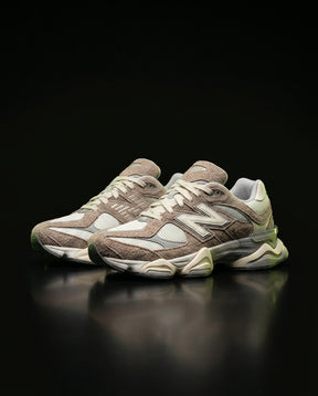 NB 9060 Suede Layered Chunky Runner Cream 1 Taupe Cream