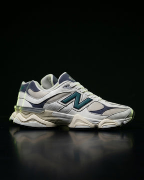 NB 9060 Suede Layered Chunky Runner Cream 2 White Navy Teal