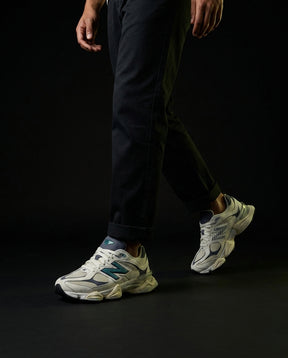 NB 9060 Suede Layered Chunky Runner Cream 2 White Navy Teal