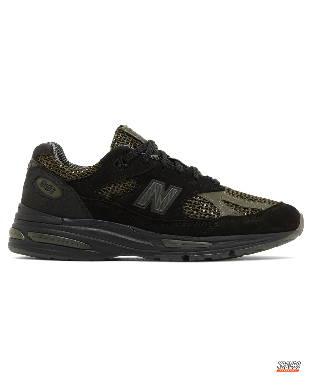 NB 991 Suede Mesh Panelled Trainer