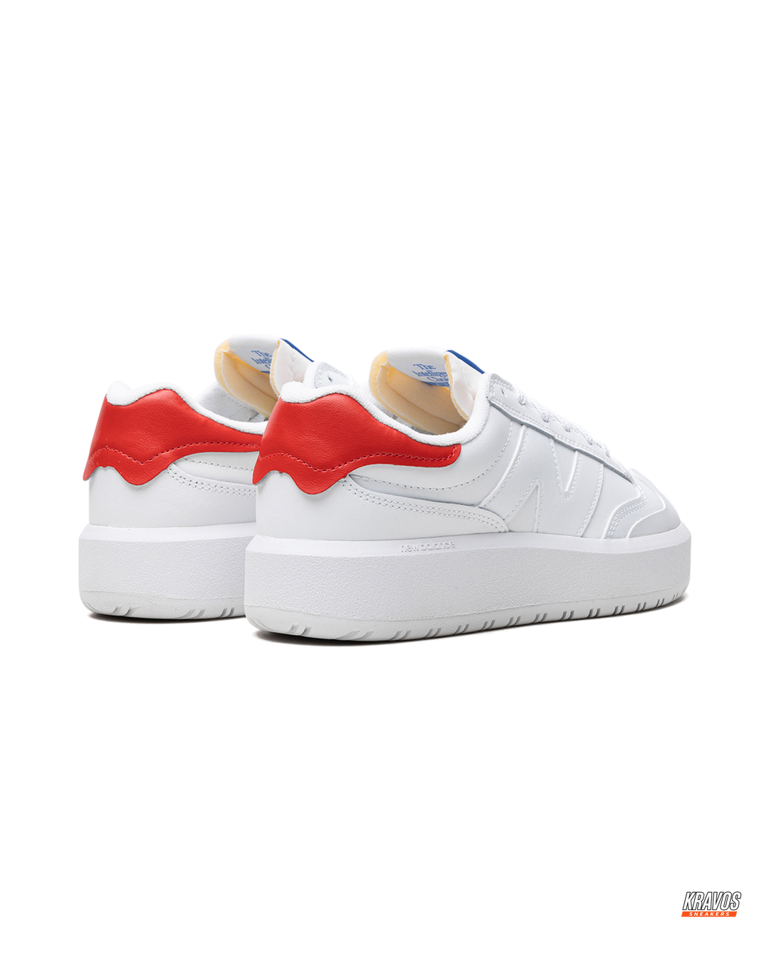 NB Leather Platform Court Trainer