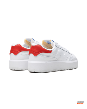 NB Leather Platform Court Trainer
