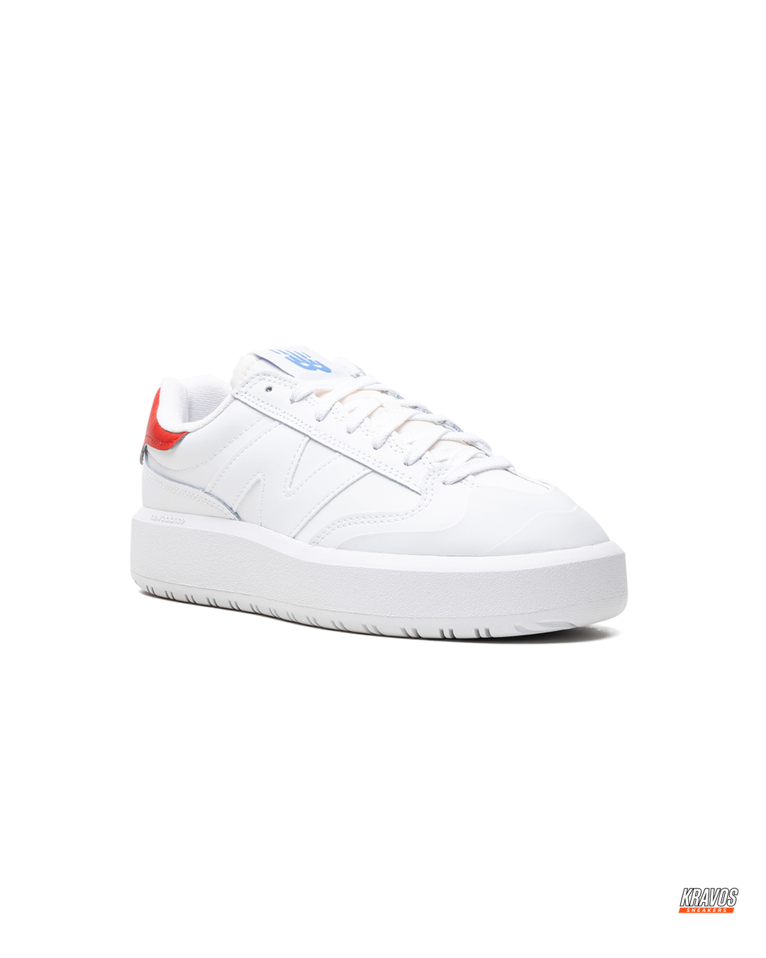 NB Leather Platform Court Trainer