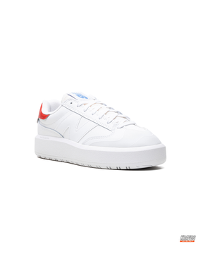 NB Leather Platform Court Trainer
