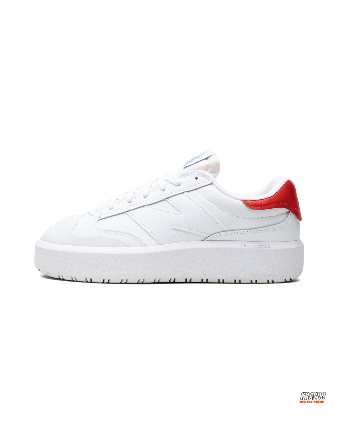 NB Leather Platform Court Trainer