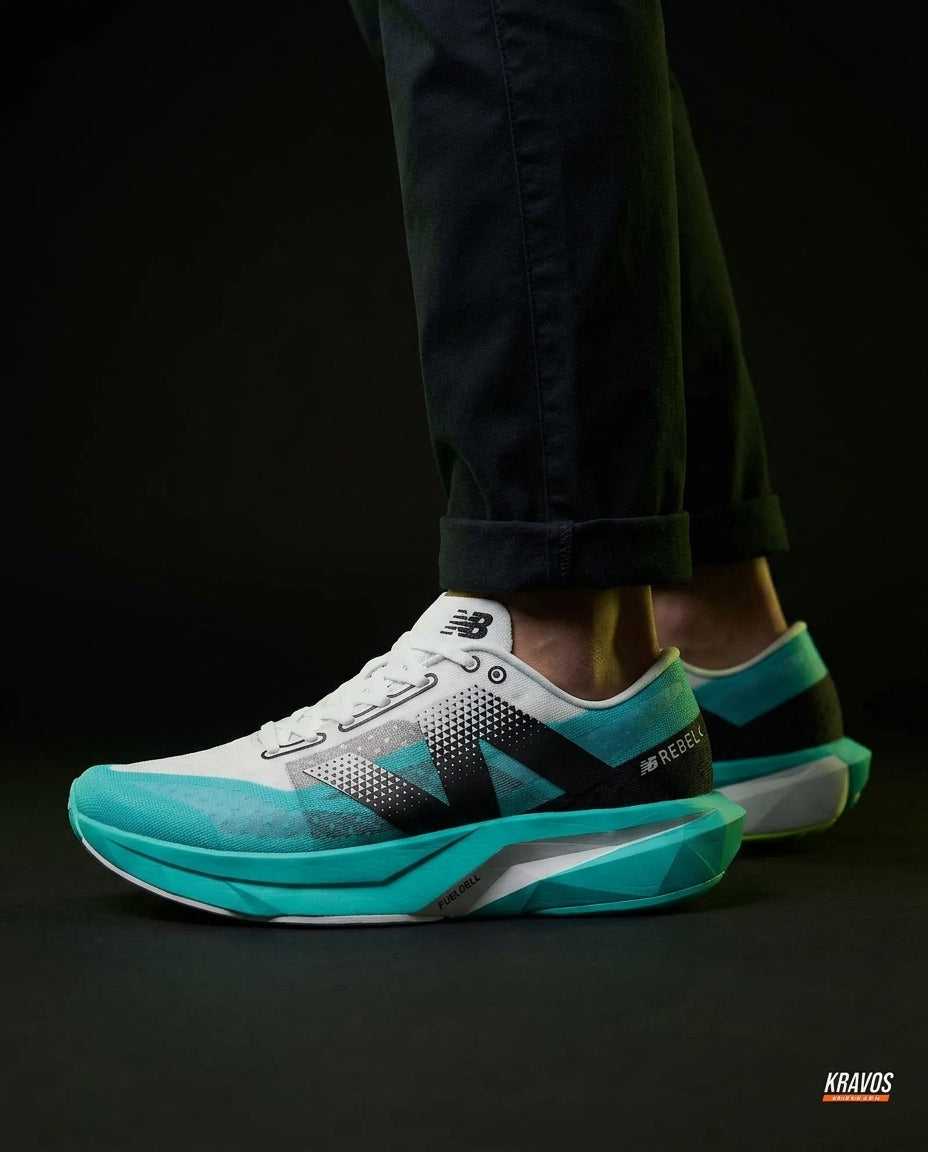 NB Mesh FuelCell Racing Trainer White Teal Black