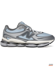 NB Mesh Layered Pod-Sole Runner Grey Blue White #greybluewhite